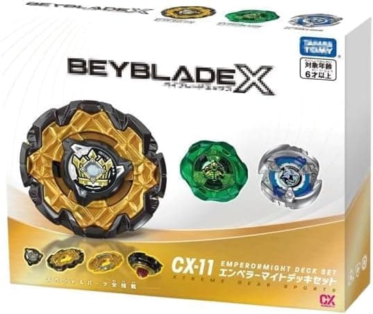Beyblade X CX-11 Emperor Might Deck Set Beyblade X