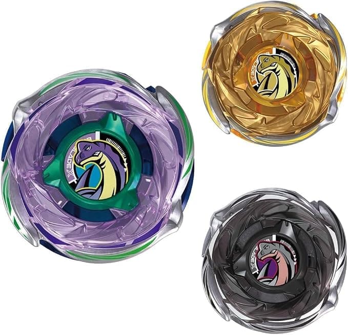 Beyblade X (Complete Set of 3 Types) Brachio Whip OW5-70Nr, Bey Code Included, Authentic Domestic Product CX-18 Random Booster